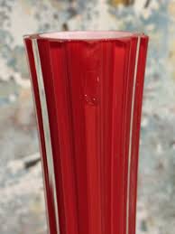 Retro Tall Bud Vase Elephant Foot Vase Single Stem Vase Retro Home Decor Red Vase Stem Vase Bud Vase Vintage - Etsy