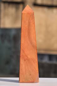 215MM Red Carrot Jasper Crystal Tower Healing Chakra 4 ...