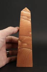 6.5" Picture Sandstone Obelisk DS786 – Little Lemuria