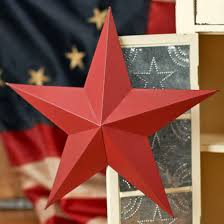 11" Rustic Red Dimensional Barn Star Ornament - Americana - Primitive Decor - Factory Direct Craft