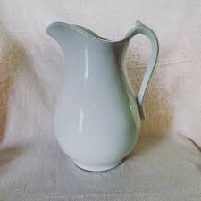 Antique white ironstone pitcher made by Mellor And Company ...
