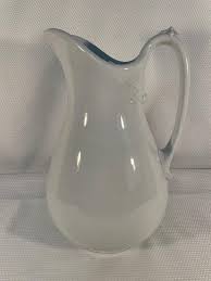 Antique English White Stone China Pitcher — Sunset Cottage ...