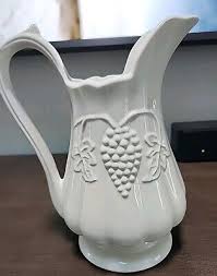 Grape by Ref-Cliff Fourteen Ounve irostone Footed Pitcher H ...