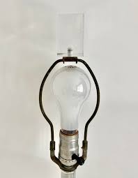 1970s French Lucite Karl Springer Style Lamp Signed Marlee ...