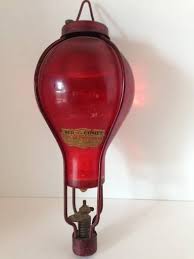 V. Rare 1920's Red Comet Fire Grenade/extinguisher