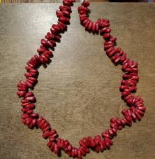 Vintage Red Corn W/Leather Strap Handmade Native American Necklace 1 Strand | eBay