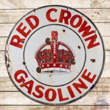 Sold at Auction: Red Crown, Red Crown Gasoline 42" Single ...