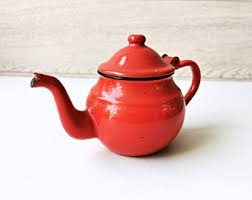 Lot of Five Vintage Enamel Teapots Made in Yugoslavia - Etsy