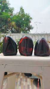 Set (3pcs) of Red Tea Andara Monatomic Crystal Glass ...