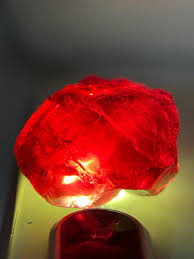 29.70 Carats Red Garnet Rough, Natural Red Garnet, Red ...