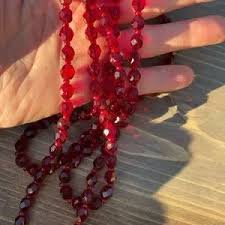 Jewelry | Vintage Bohemian Garnet Bead Necklace | Poshmark