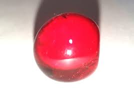 Vintage Red Glass Paperweight Button: 1950s Tunnel Shank ...