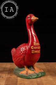 Antique Red Goose Shoes Advertising Statue - Etsy