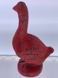 Antique 'red Goose Shoes' Cast Iron Bank | American ...