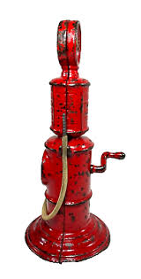 1930's ARCADE CAST IRON RED GAS PUMP 7" Kenton / Hubley | eBay