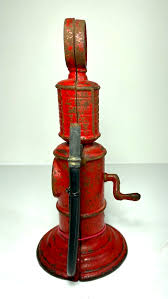 1930's ARCADE RED CAST IRON GAS PUMP 7" Kenton / Hubley | eBay