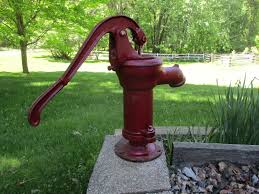 Antique Hand Pump,water Pump,red Pitcher Pump,cast Iron Hand ...