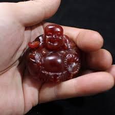 Dragon Saliva Maitreya Buddha Figurine Handheld Desk Decor ...