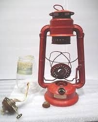Vintage Red Dietz Jr Lantern Hurricane Kerosene Lamp | eBay