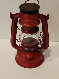 Vintage Red Winged Wheel No. 350 Kerosene Lantern Made in Japan 7" | eBay Australia