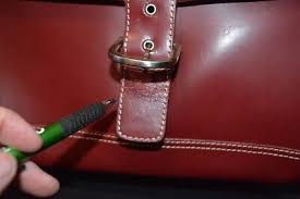 FRANKLIN COVEY OVERSIZED Briefcase Red/Rust Leather Telescoping Handle | eBay