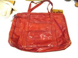 Bare Traps red leather attache' case, purse | eBay