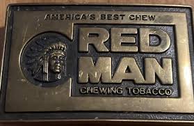 Red Man Chewing Tobacco America's Best Chew 1970's Belt ...