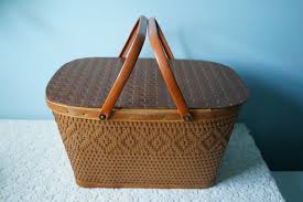 Redman Picnic Basket Vintage 1950's - Etsy