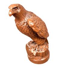 US American Eagle Figure 8" Handcrafted RED MILL Pecan ...