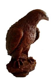 Red Mill Pressed Pecan Shell Eagle Statue – Romes Finds