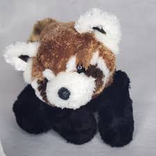 Plush Toy Aurora Ring Tail Red Panda Bear Brown Black and ...