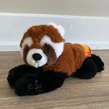 Stuffed Red Panda Plush Eco Kins by Wild Republic - Etsy