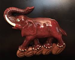 3-D Elephant Raised Trunk Magnet Home Decor | eBay