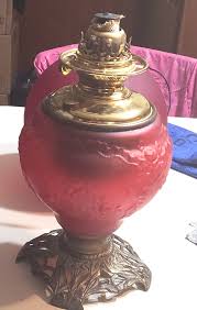 Antique PLB&G CO PITTSBURGH LAMP & GLASS CO SUCCESS OIL LAMP ...