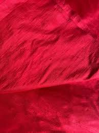 Red Dupioni Raw Silk Fabric: 100% Pure, 44" Wide, Upholstery ...