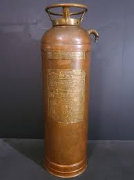 Vintage Red Star Copper/Brass Fire Extinguisher (Model - 303) | eBay