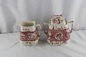 ANTIQUE W & E CO WILLIAM EMBERTON ATLANTIC TRANSFERWARE LAMB ...