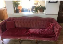 Antique Velvet Chesterfield Sofa | eBay