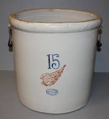 Bargain John's Antiques | Antique Red Wing 15 Gallon ...