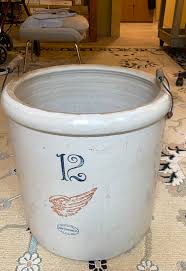 1915 Red Wing 12 Gallon Stoneware Crock | Chairish
