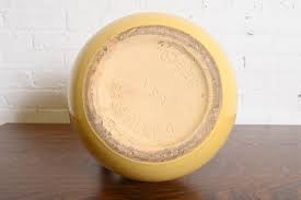 Roseville Pottery Arts & Crafts Large Yellow Glazed Handled ...