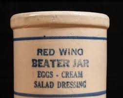 Antique Red Wing Stoneware Beater Jar - Etsy