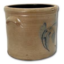 Antique Late 19th Century American Blue Decorated 2 Gallon ...