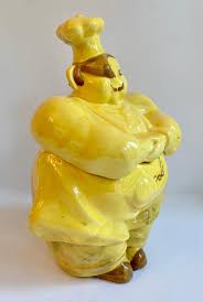 Pierre Chef Redwing Cookie Jar at 1stDibs | chef cookie jar vintage, vintage chef cookie jar, chef cookie jars