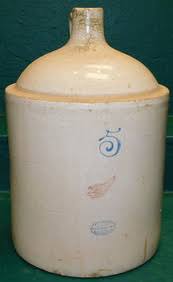 5 Gallon Red Wing Stone Ware Whiskey Jug