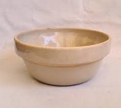 Antique Gray Utilitarian Stoneware Crock Mixing Bowl - Etsy