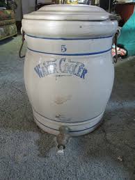 RED WING 5 Gallon Stoneware Water Cooler w/ handles & correct lid, Vintage | eBay