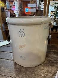 Antique 5 Gallon Redwing Crock | eBay