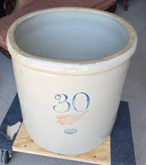 Bargain John's Antiques | 30 Gallon Red Wing Crock with ...
