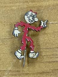 Ready Kilowatt Red Enamel 1 Inch Pin with Original Paper | eBay